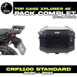 PACK-66195210101-TC45B : Pack Top-Case Hepco-Becker Xplorer 45L Noir Honda CRF Africa Twin