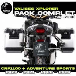 KIT VALISES HONDA ALUMINIUM CRF1100L, 08ESY-MKS-PNALU