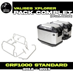 65195120022-00-40 : Pack Valises latérales Hepco-Becker Xplorer alu Honda CRF Africa Twin