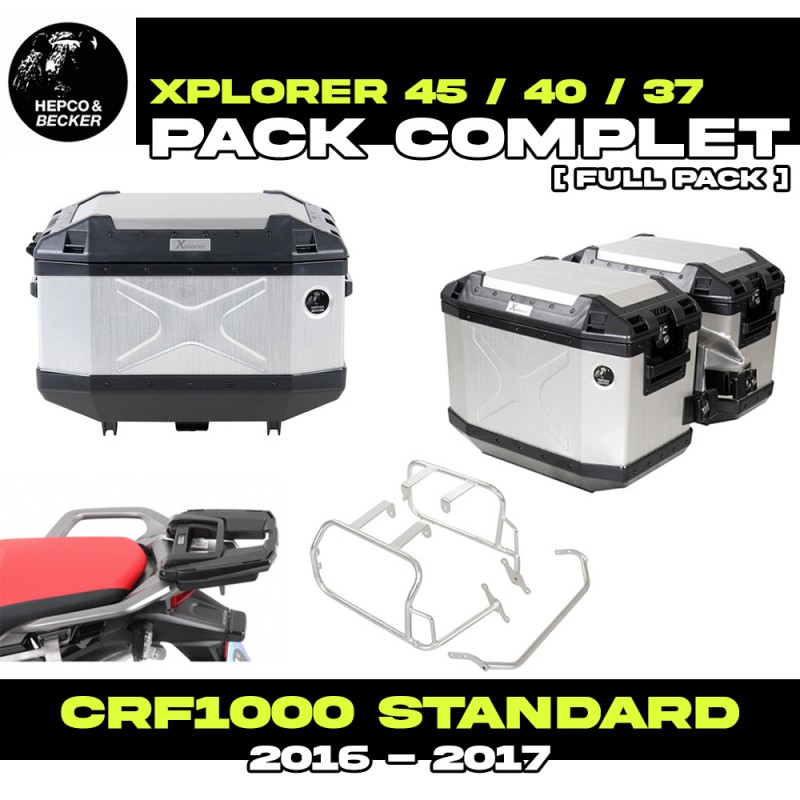 PACK-6629940101-XPLORER : Pack Bagagerie Hepco-Becker Xplorer Alu Honda CRF Africa Twin