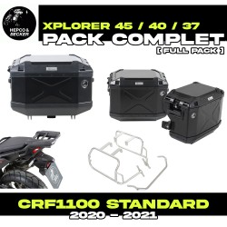 PACK-66195210101-XPLORERB : Hepco-Becker Xplorer Black Luggage Kit Honda CRF Africa Twin