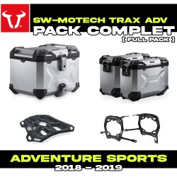 ADV.01.890.75100/S : Pacchetto Bagagli SW-Motech Trax ADV Alu Honda CRF Africa Twin