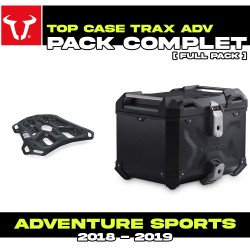 GPT.01.890.70000/B : SW-Motech Trax ADV Black Top Case Kit Honda CRF Africa Twin