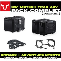 ADV.01.942.75001/B : Pack Bagagerie SW-Motech Trax ADV Noir Honda CRF Africa Twin
