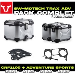 ADV.01.942.75001/S : SW-Motech Trax ADV Silver Luggage Kit Honda CRF Africa Twin