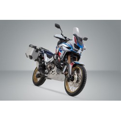 KFT.01.942.70001/S : SW-Motech Trax ADV Silver Side Cases Kit Honda CRF Africa Twin