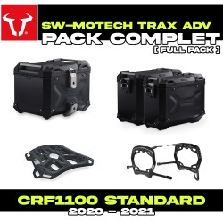 ADV.01.950.75002/B : SW-Motech Trax ADV Black Luggage Kit Honda CRF Africa Twin