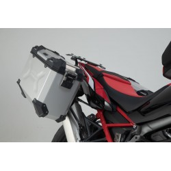 KFT.01.950.70001/S : SW-Motech Trax ADV Silver Side Cases Kit Honda CRF Africa Twin