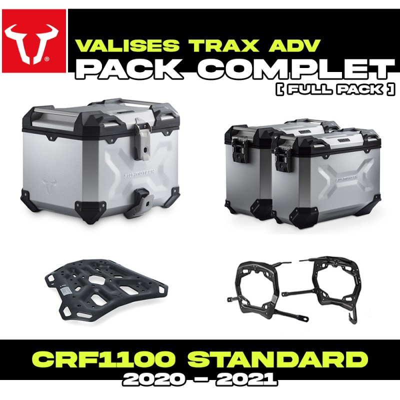 KFT.01.950.70001/S : Pack Valises latérales SW-Motech Trax ADV Alu Honda CRF Africa Twin