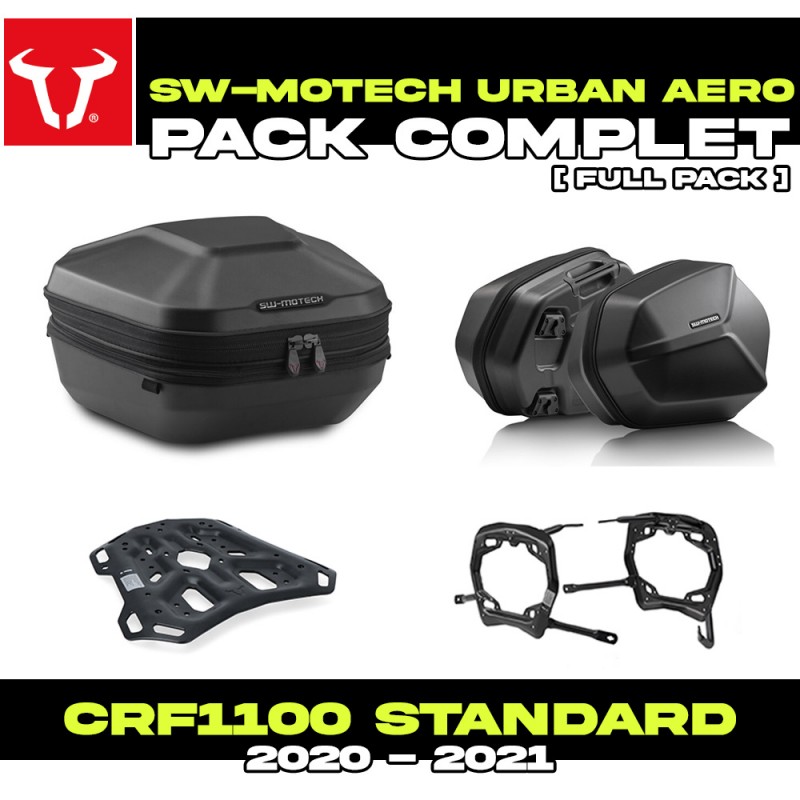 PACK-950-URBAN/AERO : Pack Bagagerie SW-Motech Urban/Aero ABS Honda CRF Africa Twin