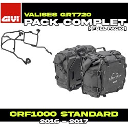 PACK-PLR1144-GRT720 : Givi GRT720 Side Panniers Kit Honda CRF Africa Twin