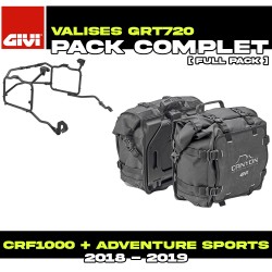 PACK-PLR1161-GRT720 : Givi GRT720 Side Panniers Kit Honda CRF Africa Twin