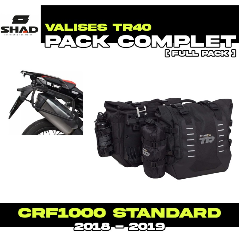 PACK-H0FR194P-X0TR401 : Set Bauletti Laterali Shad TR40 Honda CRF Africa Twin