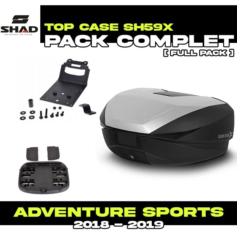 PACK-H0DV18ST-D0B59200 : Pacchetto Top-Case Shad SH59X Honda CRF Africa Twin