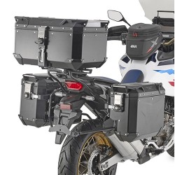 PLOS1178CAM : Support de valises latérales Givi Trekker Outback avec dégagement échappement Africa Twin CRF