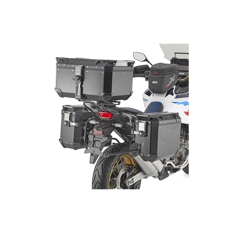 PLOS1178CAM : Soporte de alforjas laterales Givi Trekker 2020 Africa Twin CRF