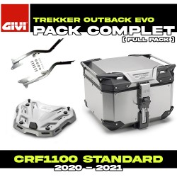 PACK-1179FZ-OBKEV42A : Givi Trekker Outback Evo Smart 42L Alu Top-Case Pack Honda CRF Africa Twin
