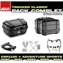 PACK-1178-TRKB : Givi Trekker Schwarz Gepäckset Honda CRF Africa Twin