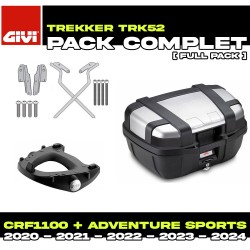 PACK-SR1178-TRK52N : Pacchetto Top-Case Givi Trekker 52L Alluminio Honda CRF Africa Twin