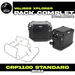 65195490022-01-40 : Hepco-Becker Xplorer Black Side Case Set 2024 Honda CRF Africa Twin