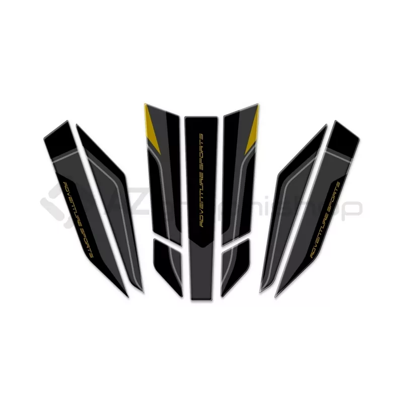 AD-P-ATAS-22 : Pegatinas para guardabarros delantero ATAS CRF1100 2022 Africa Twin CRF