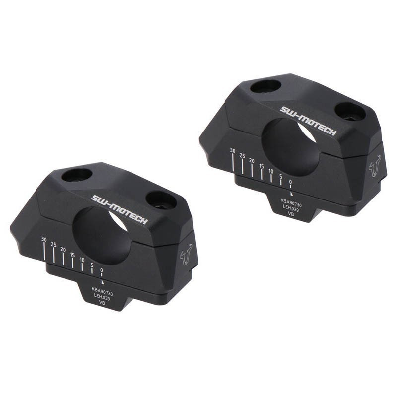 LEH.00.039.31000/B : Rialzi manubrio SW-Motech con offset regolabile Africa Twin CRF