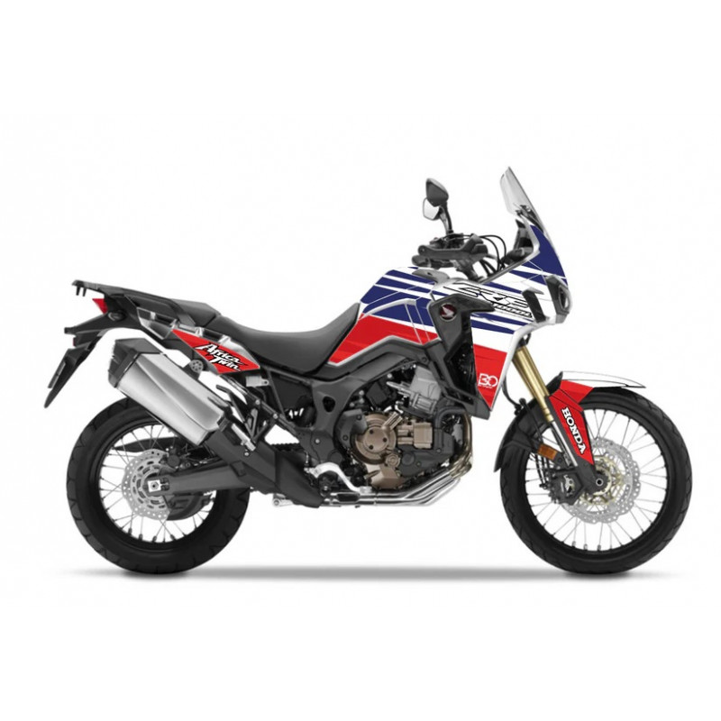 line-africa : Burn-Out Design Line Sticker Kit Africa Twin CRF