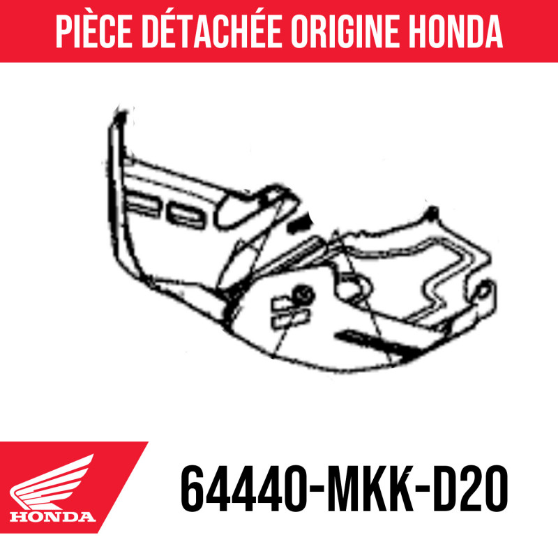 64440-MKK-D20 : Protector de motor Honda Africa Twin CRF