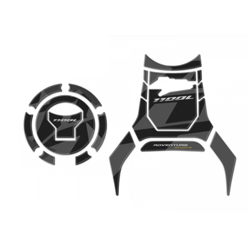 GP-3001 + GP-3000 : Paquete protector de depósito / tapón de combustible ATAS CRF1100 2025 Africa Twin CRF