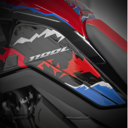 L-213 : Protezioni laterali serbatoio CRF1100 2024 Honda CRF Africa Twin