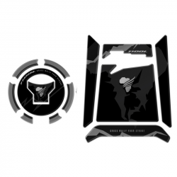 FM-1185 + FM-1184 : Tankpad- / Tankdeckelschutz-Set CRF1100 2025 Honda CRF Africa Twin