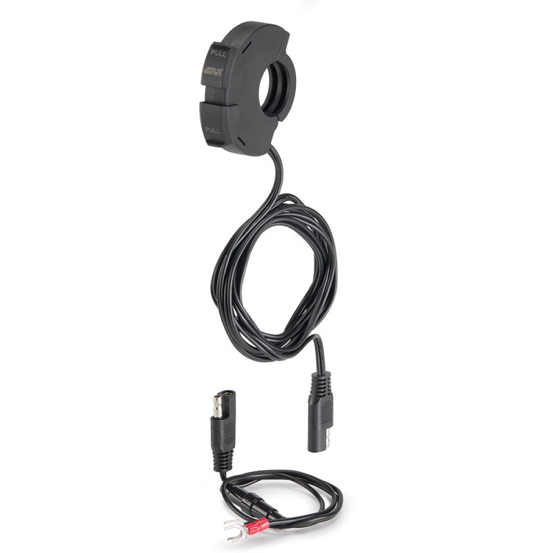 S120 : USB- & USB-C-Ladeanschluss für Lenker von Givi Africa Twin CRF