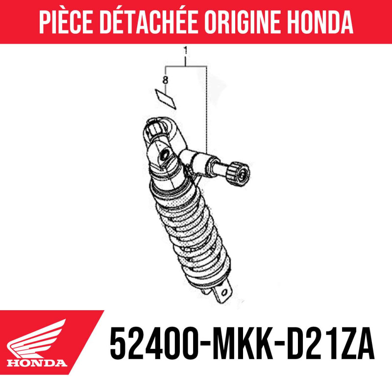 52400-MKK-D21ZA : Stoßdämpfer Honda Adventure 2018 Africa Twin CRF