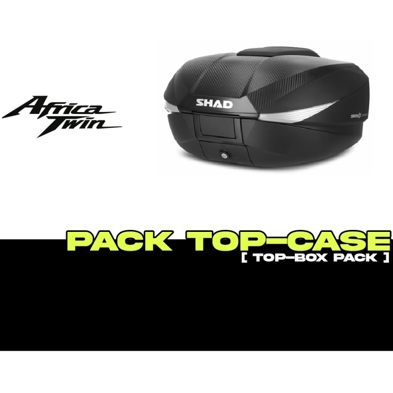 PACK-H0DV10ST-D0B58206 : Pacchetto Top-Case Shad SH58X Africa Twin CRF