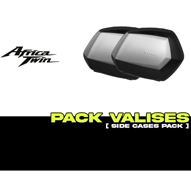 PACK-H0CR104P-D0B35200 : Pack Alforjas laterales Shad SH35 Africa Twin CRF