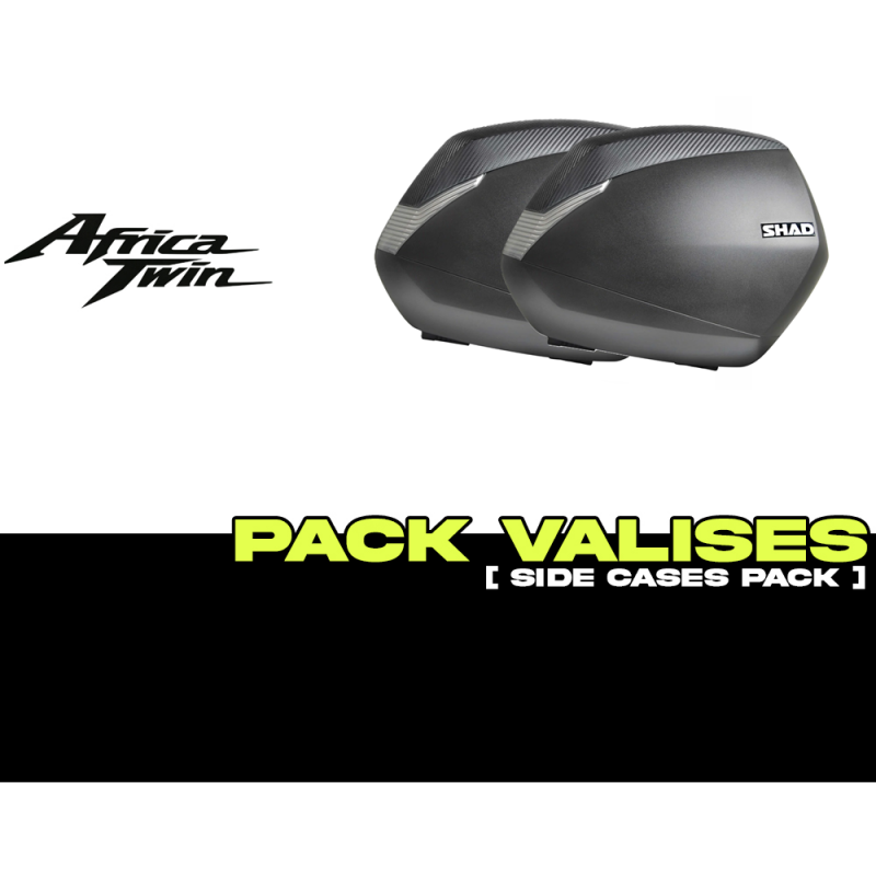 PACK-H0DV104P-D0B36200 : Paquete Alforjas Laterales Shad SH36 Africa Twin CRF