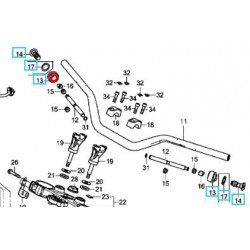 53105-MJP-G50 : Originaler Honda Lenkerendstopfen Honda CRF Africa Twin