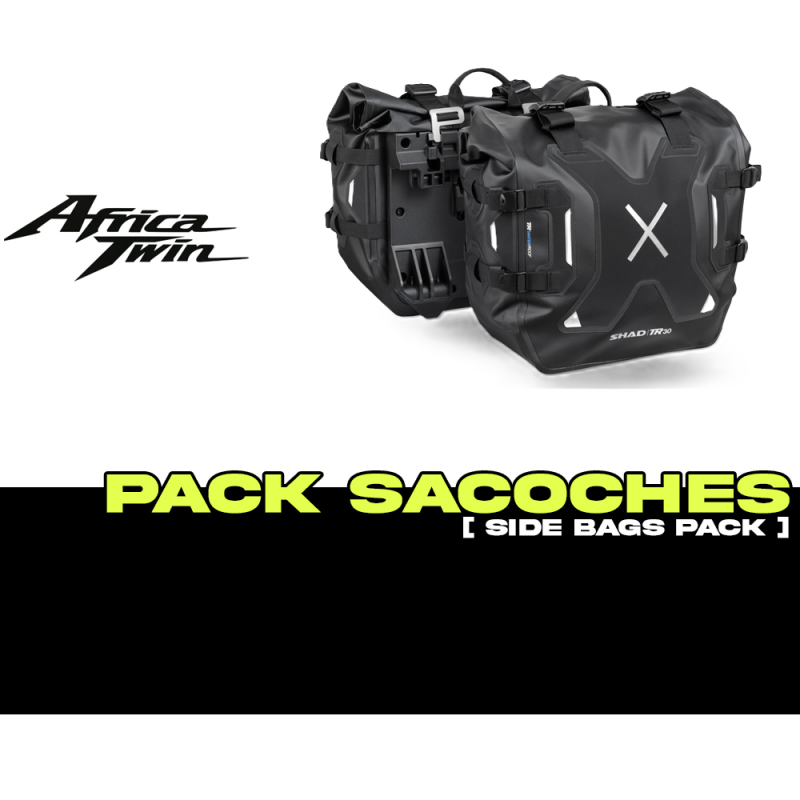 PACK-H0FR194P-X0TR30 : Pack Alforjas laterales Shad TR30 Africa Twin CRF