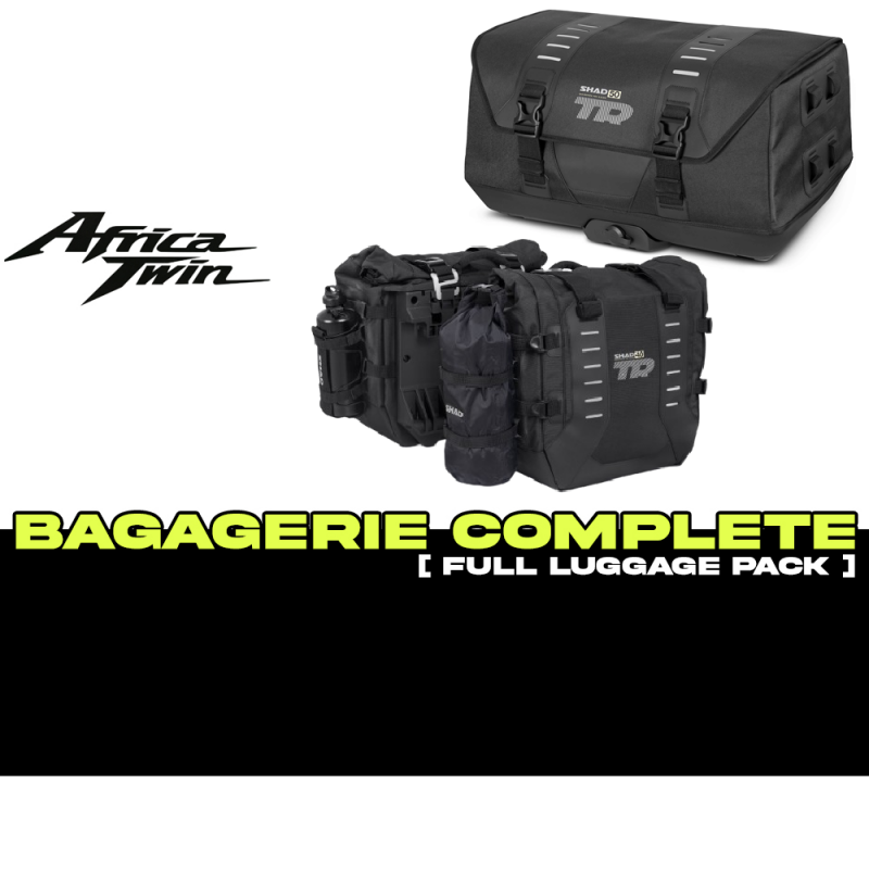 PACK-H0DV10-D0B58/36-X0TR50/402 : Pack complet SHAD Terra TR50 + TR40 Africa Twin CRF