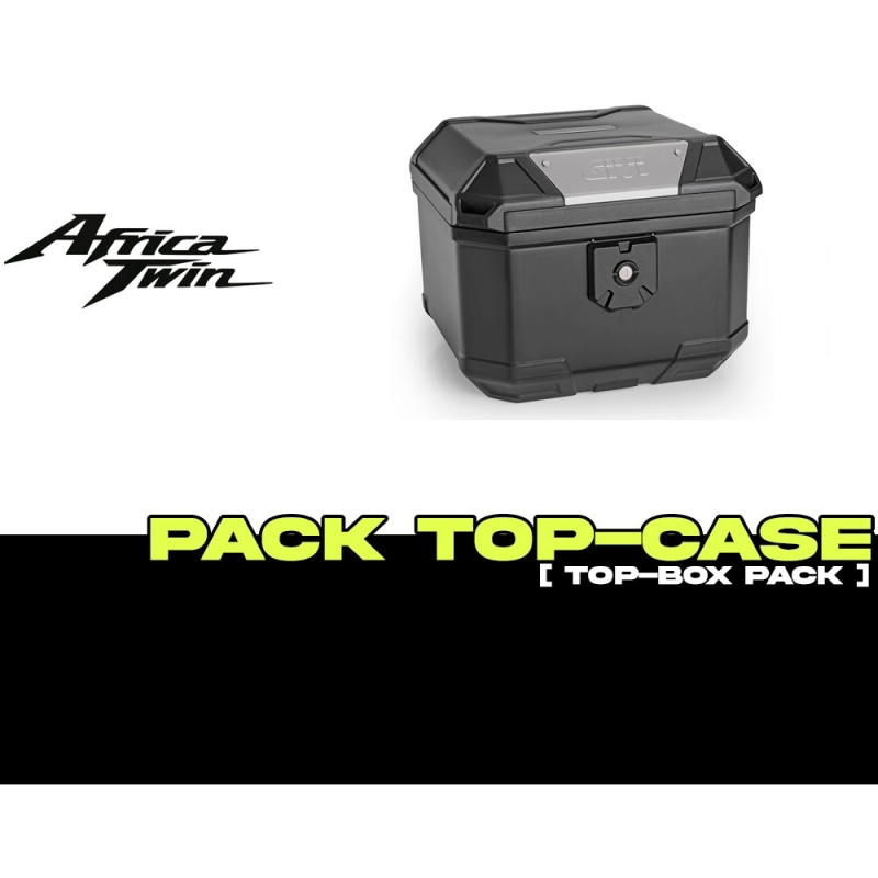 PACK-SR1161-B38N : Pack Top-Case Givi B38 Bernina Africa Twin CRF