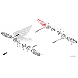 33600-MJP-G62 : Clignotant d'origine Honda Africa Twin CRF