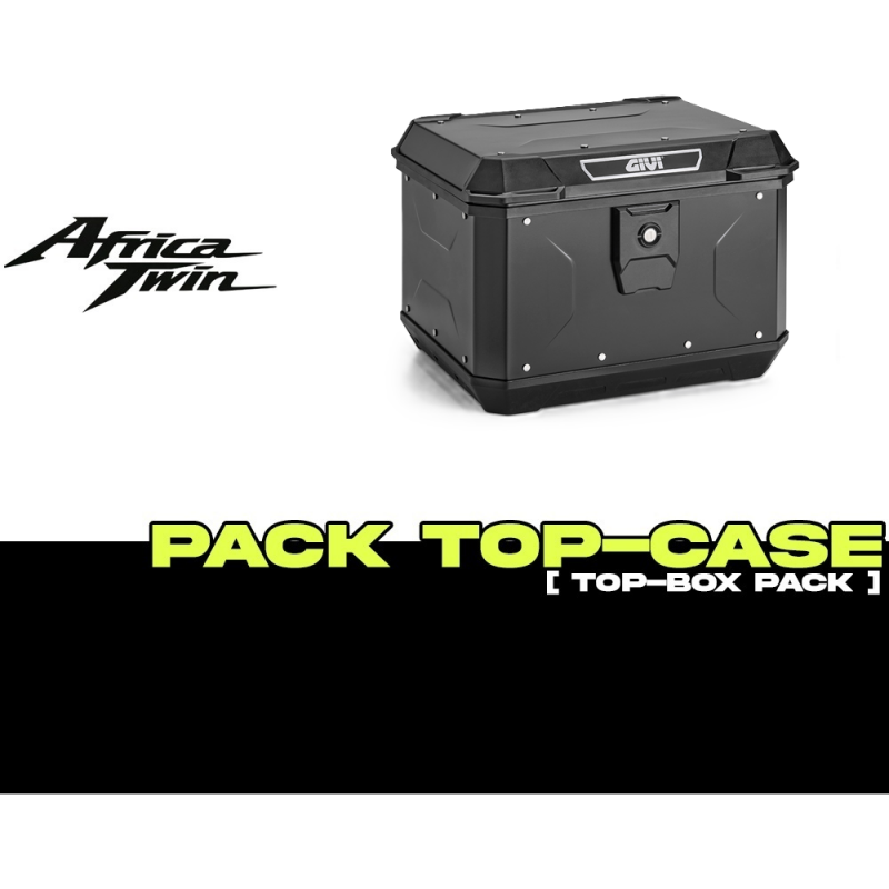 PACK-SR1162-ALP44B2 : Top-Case Set GIVI Alpina Schwarz 44L Africa Twin CRF