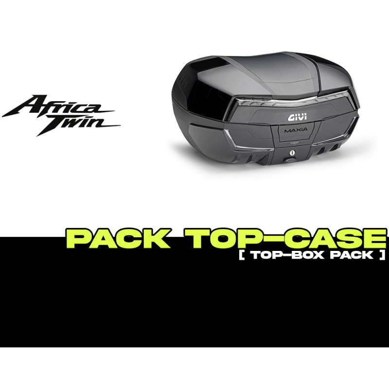 PACK-SR1161-V58NNTB2 : Pack Top-Case Givi V58 Maxia 5 Africa Twin CRF