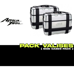 PACK-PLR1144-TRK33/46N : Set Valigie Laterali Givi Trekker 33/46L Alluminio Africa Twin CRF