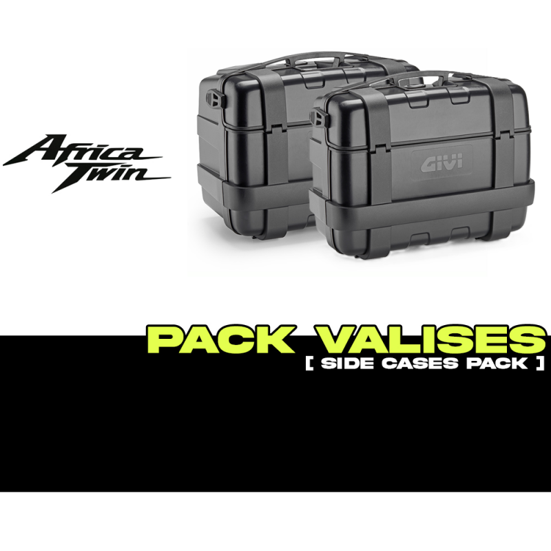 PACK-PLO1179MK-TRK33/46BB : Pack Maletas laterales Givi Trekker 33/46L Lite Africa Twin CRF