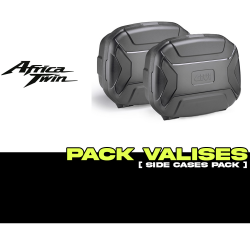 PACK-PLO1178MK-TRK35BBPACK2 : Paquete Alforjas Laterales Givi Trekker II Negro Africa Twin CRF
