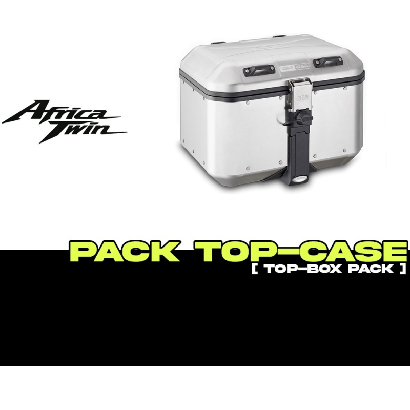 PACK-SR1161-DLM46A : Paquete Top-Case Givi Dolomiti 46L Alu Africa Twin CRF