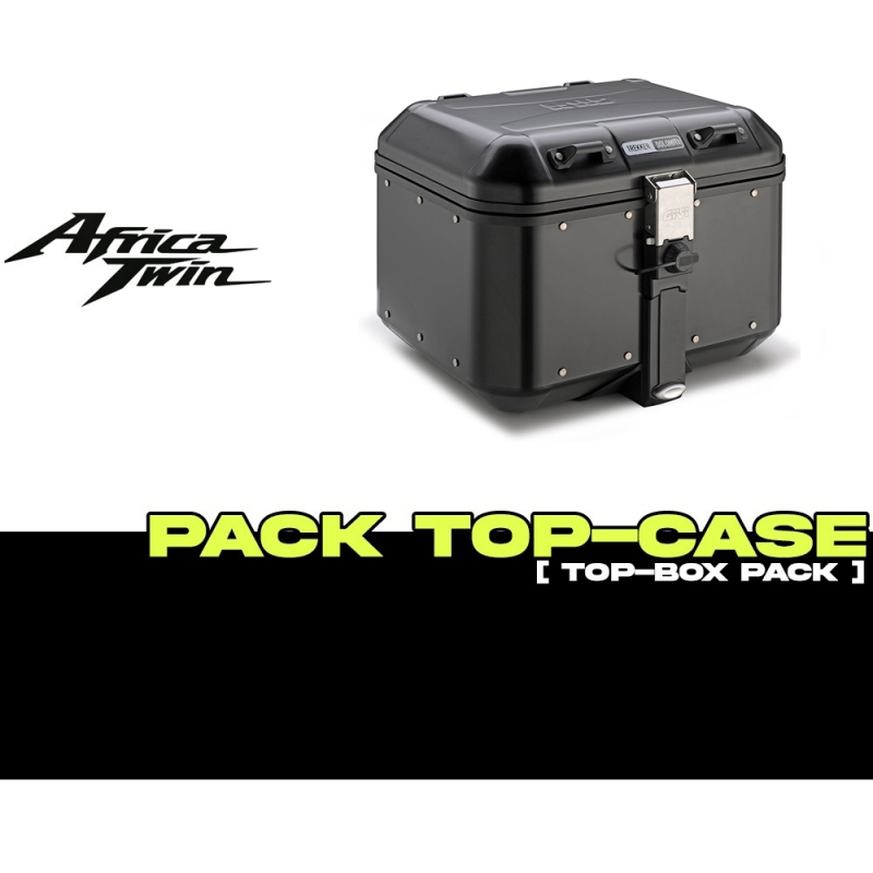 PACK-1179FZ-DLM46B : Pack Top-Case Givi Trekker Dolomiti 46L Noir Africa Twin CRF