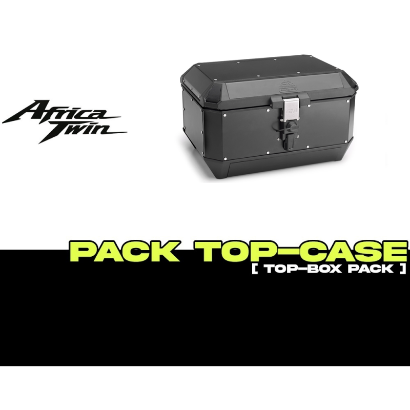 PACK-SR1161-ALA56B : Pack Top-Case Givi Trekker Alaska 56L Negro Africa Twin CRF