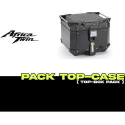PACK-1179FZ-OBKEV42B : Givi Trekker Outback Evo Smart 42L Topcase Pack Schwarz Africa Twin CRF
